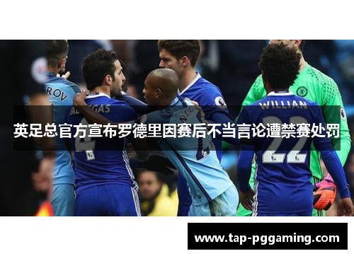 英足总官方宣布罗德里因赛后不当言论遭禁赛处罚 英足总官方宣布罗德里因赛后不当言论遭禁赛处罚